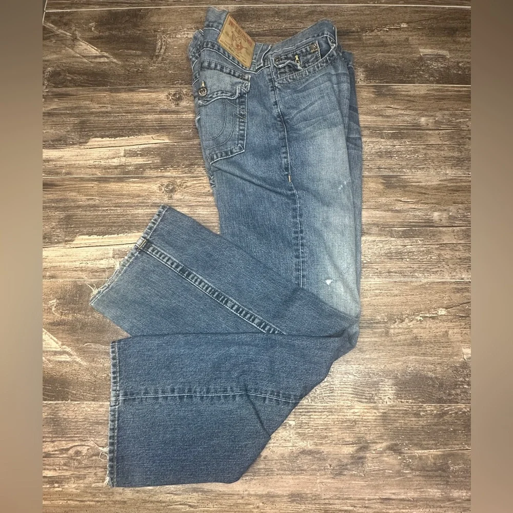 Y2K True Religion Jeans - Ricky - Made USA Straight Leg - Size 38 Vintage